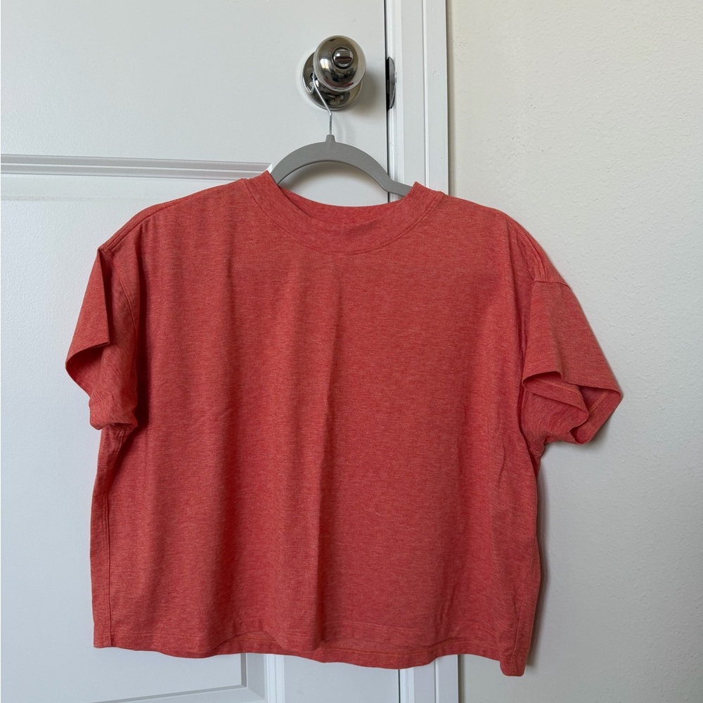 lululemon athletica classic cotton fit boxy tee